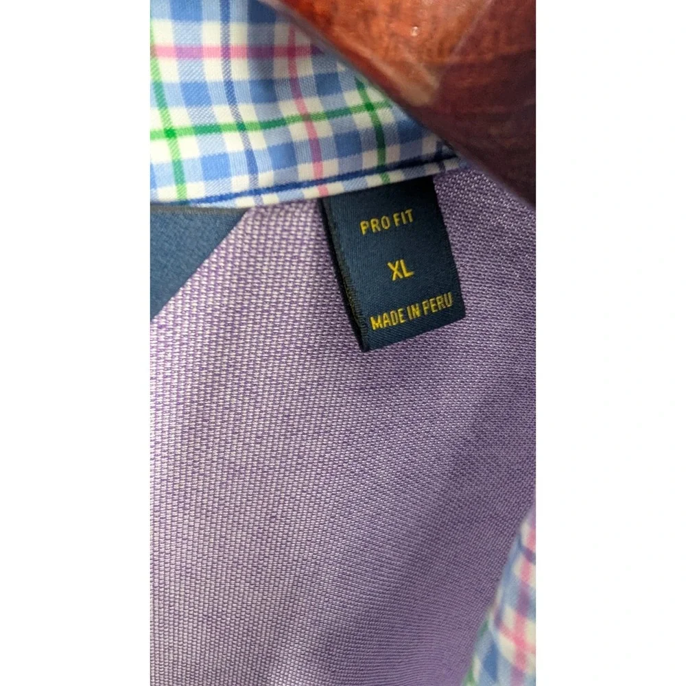 Ralph Lauren Pro Fit Performance Plantation Golf‎ Polo Shirt Lavender Size XL